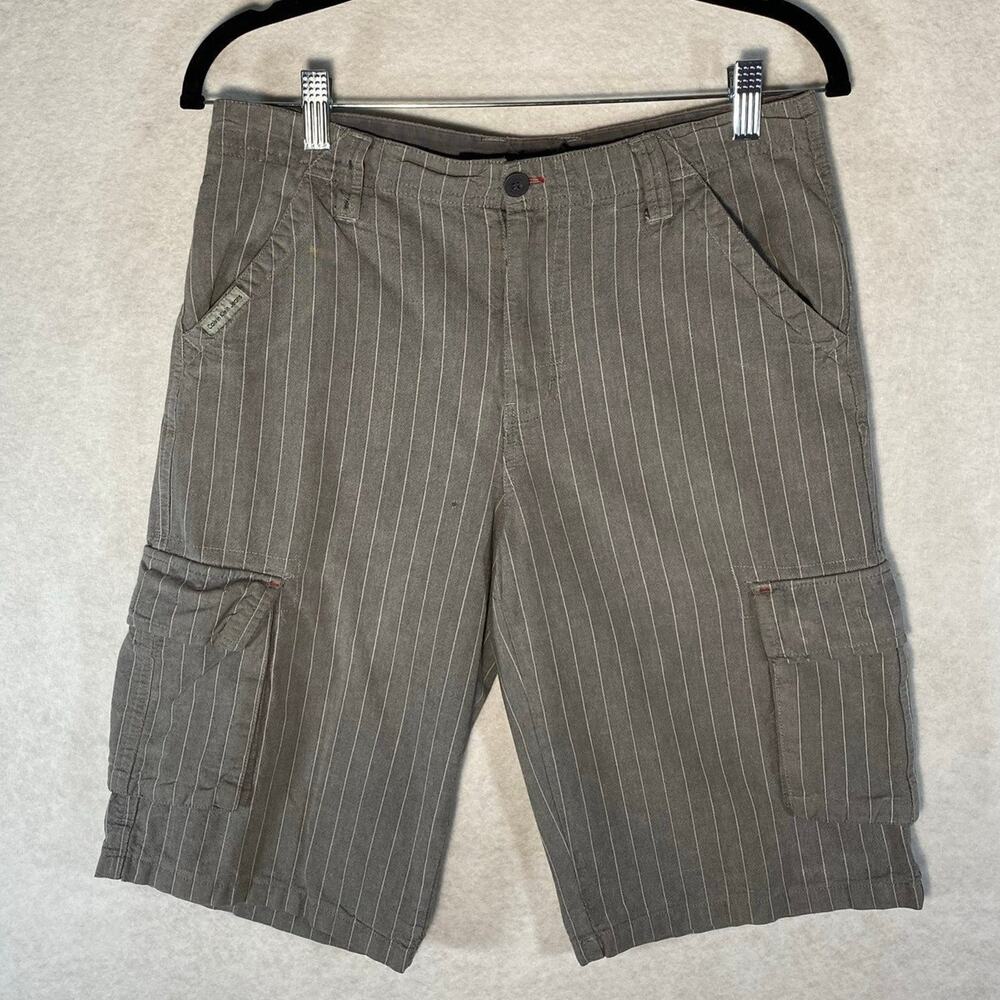 CALVIN KLEIN Grey Plaid Boys Shorts Size 16